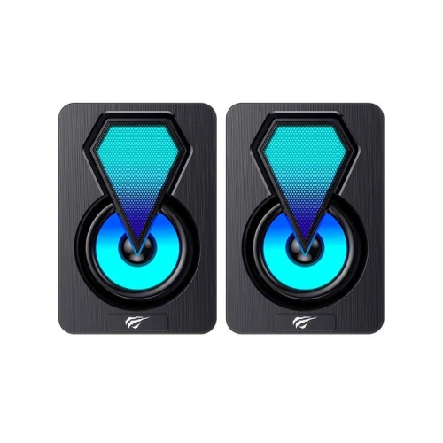 Buy Havit SK210mini PRO computer speakers 2.0 RGB (black) - HVT158BLK - {ean13} - Home Screen Store Europe