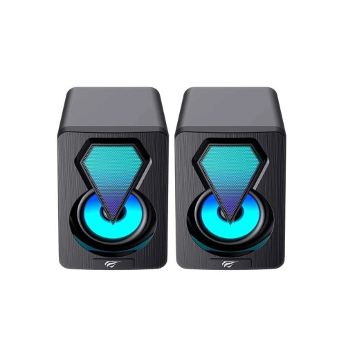 Buy Havit SK210mini PRO computer speakers 2.0 RGB (black) - HVT158BLK - {ean13} - Home Screen Store Europe