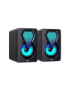 Buy Havit SK210mini PRO computer speakers 2.0 RGB (black) - HVT158BLK - {ean13} - Home Screen Store Europe