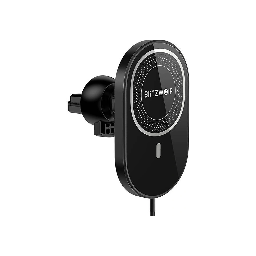 Uchwyt samochodowy BlitzWolf BW-CW4 z ładowarką indukcyjną Qi, 15W