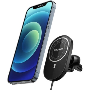 Autós tartó BlitzWolf BW-CW4 Qi indukciós töltővel, 15W