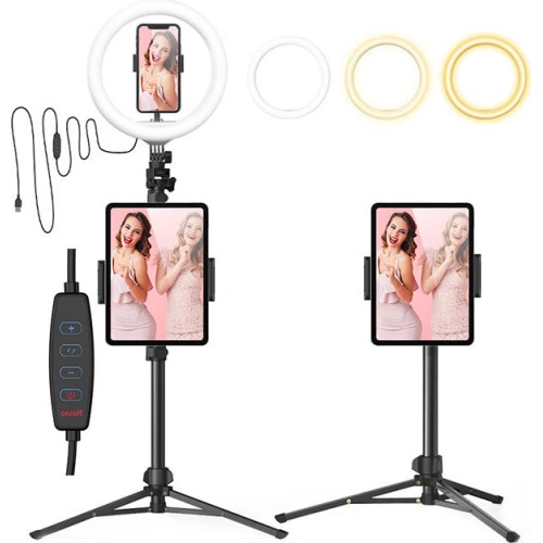 Kup Selfie stick / stativ BlitzWolf BW-STB2 cu lampă cu LED în formă de inel - BLZ474 - {ean13} - Sklep Home Screen