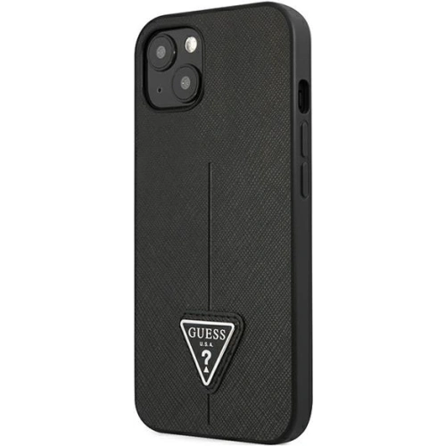 Kup Etui Guess GUHCP13MPSATLK Apple iPhone 13 negru/black hardcase Saffiano Triangle Logo - GUE1658BLK - {ean13} - Sklep Home Screen