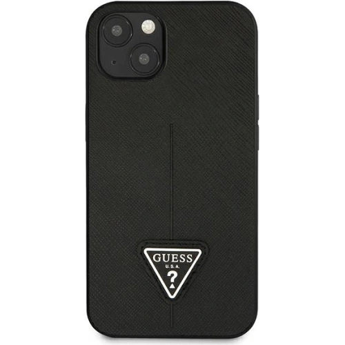 Kup Etui Guess GUHCP13MPSATLK Apple iPhone 13 negru/black hardcase Saffiano Triangle Logo - GUE1658BLK - {ean13} - Sklep Home Screen