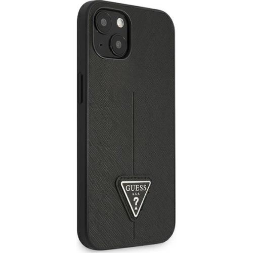 Kup Etui Guess GUHCP13MPSATLK Apple iPhone 13 negru/black hardcase Saffiano Triangle Logo - GUE1658BLK - {ean13} - Sklep Home Screen