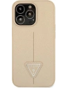 Kup Etui Guess GUHCP13XPSATLE Apple iPhone 13 Pro Max beżowy/beige hardcase Saffiano Triangle Logo - GUE1660BEI - {ean13} - Sklep Home Screen