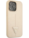 Kup Etui Guess GUHCP13XPSATLE Apple iPhone 13 Pro Max beżowy/beige hardcase Saffiano Triangle Logo - GUE1660BEI - {ean13} - Sklep Home Screen