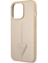 Kup Etui Guess GUHCP13XPSATLE Apple iPhone 13 Pro Max beżowy/beige hardcase Saffiano Triangle Logo - GUE1660BEI - {ean13} - Sklep Home Screen
