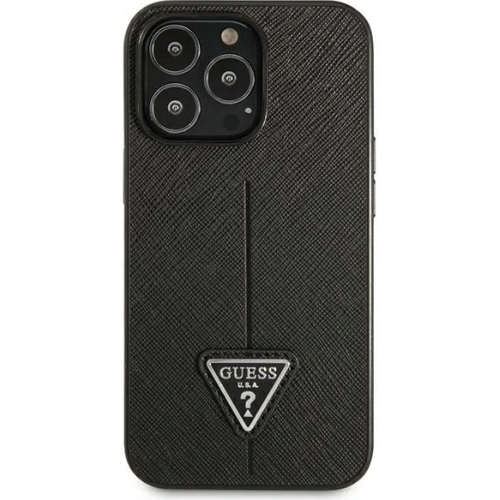 Kup Etui Guess GUHCP13XPSATLK pentru Apple iPhone 13 Pro Max negru/black hardcase Saffiano Triangle Logo - GUE1661BLK - {ean13} - Sklep Home Screen
