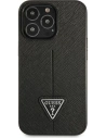 Kup Etui Guess GUHCP13XPSATLK pentru Apple iPhone 13 Pro Max negru/black hardcase Saffiano Triangle Logo - GUE1661BLK - {ean13} - Sklep Home Screen