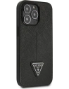 Kup Etui Guess GUHCP13XPSATLK pentru Apple iPhone 13 Pro Max negru/black hardcase Saffiano Triangle Logo - GUE1661BLK - {ean13} - Sklep Home Screen
