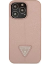 Kup Case Guess GUHCP13XPSATLP Apple iPhone 13 Pro Max rosa/pink Hardcase Saffiano Triangle Logo - GUE1662PNK - {ean13} - Sklep Home Screen