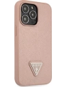 Kup Case Guess GUHCP13XPSATLP Apple iPhone 13 Pro Max rosa/pink Hardcase Saffiano Triangle Logo - GUE1662PNK - {ean13} - Sklep Home Screen