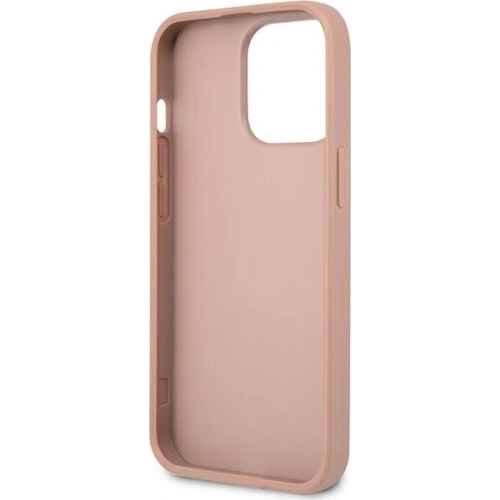Kup Case Guess GUHCP13XPSATLP Apple iPhone 13 Pro Max rosa/pink Hardcase Saffiano Triangle Logo - GUE1662PNK - {ean13} - Sklep Home Screen