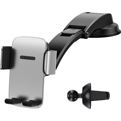 Kup Următorul suport auto Baseus Easy Control Pro pentru grilă / pe bord (argintiu) - BSU3164SLV - {ean13} - Sklep Home Screen