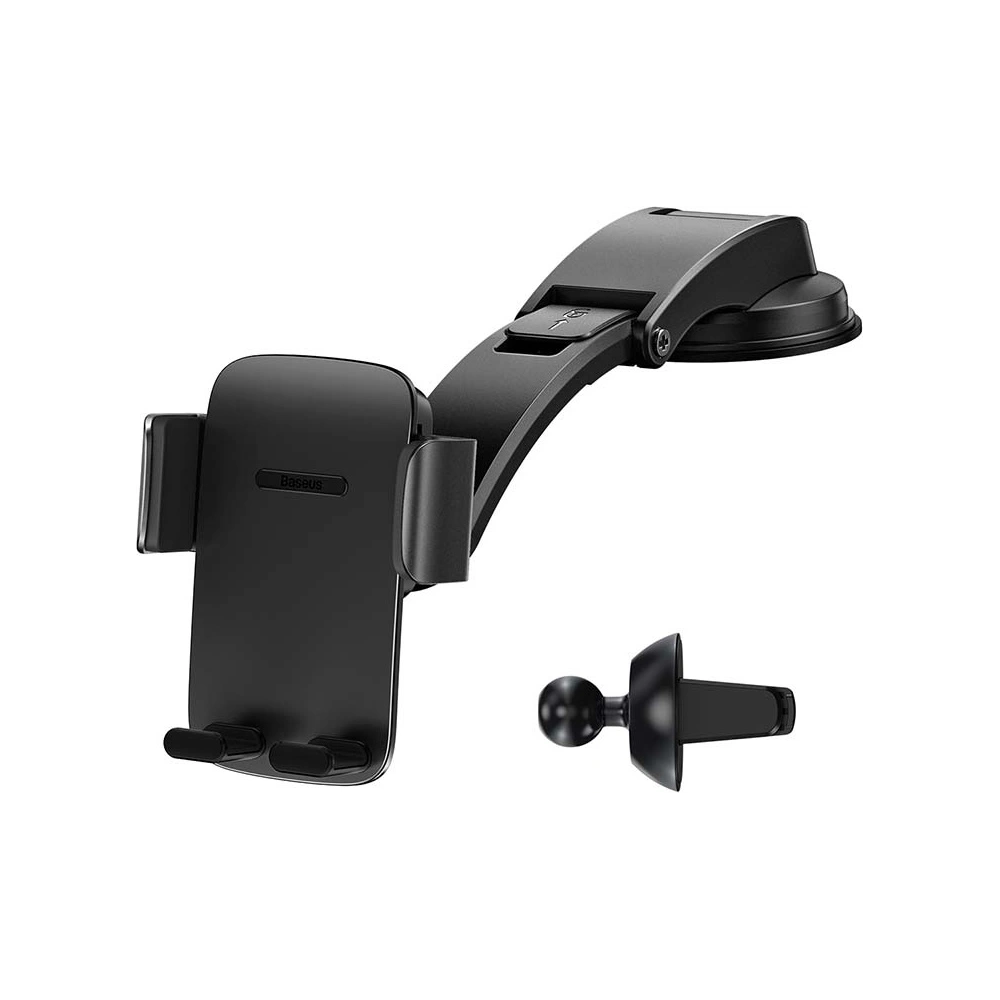 Uchwyt samochodowy Baseus Easy Control Pro do kratki / na kokpit (czarny)