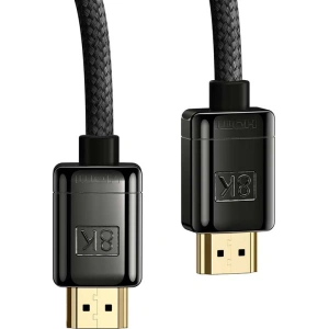 Kabel HDMI 2.1 Baseus High Definition Series, 8K 60Hz, 3D, HDR, 48Gbps, 3m (czarny)