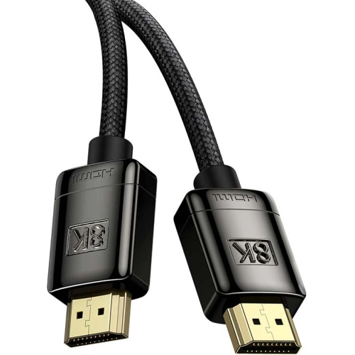 Kup HDMI 2.1 kábel Baseus High Definition sorozat, 8K 60Hz, 3D, HDR, 48Gbps, 2m (fekete) - BSU3172BLK - {ean13} - Sklep Home Screen