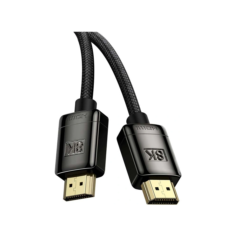 Kabel HDMI 2.1 Baseus High Definition Series, 8K 60Hz, 3D, HDR, 48Gbps, 2m (czarny)