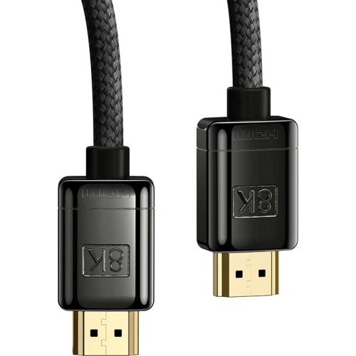 Kup Kabel HDMI 2.1 Baseus High Definition Series, 8K 60Hz, 3D, HDR, 48Gbps, 1m (černý) - BSU3173BLK - {ean13} - Sklep Home Screen