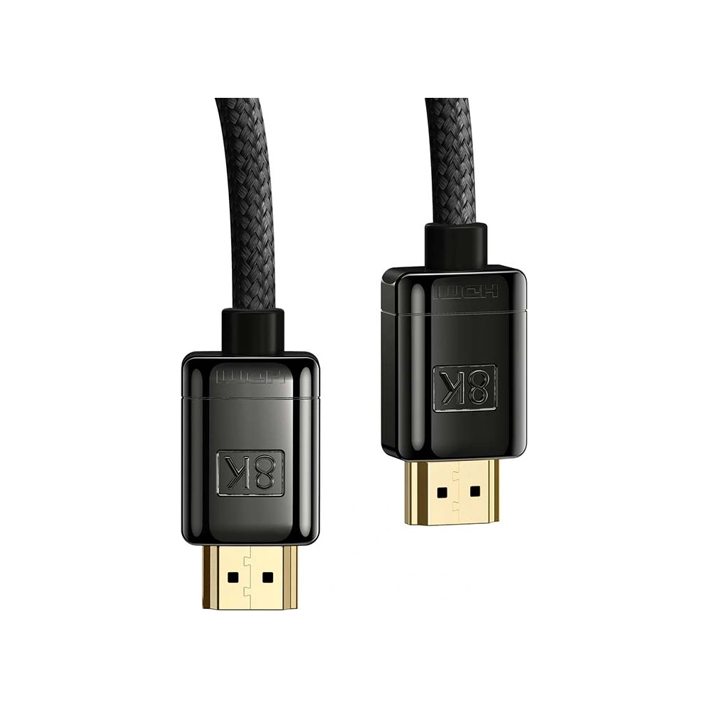 Kabel HDMI 2.1 Baseus High Definition Series, 8K 60Hz, 3D, HDR, 48Gbps, 1m (czarny)
