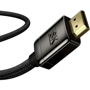Kabel HDMI 2.1 Baseus High Definition Series, 8K 60Hz, 3D, HDR, 48Gbps, 1m (czarny)