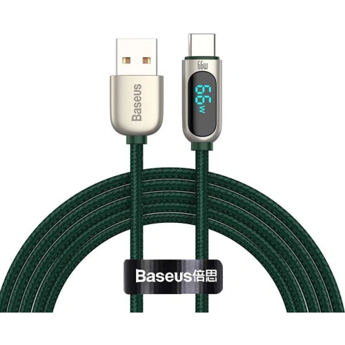 Kup USB-C zu USB-Kabel Baseus Display, 66W, 1m (grün) - BSU3175GRN - {ean13} - Sklep Home Screen