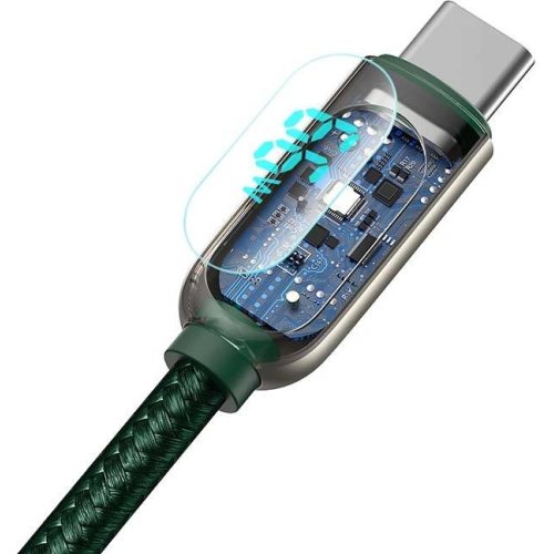 Kup USB-C zu USB-Kabel Baseus Display, 66W, 1m (grün) - BSU3175GRN - {ean13} - Sklep Home Screen