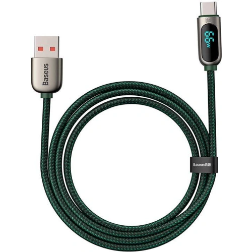 Kup USB-C zu USB-Kabel Baseus Display, 66W, 1m (grün) - BSU3175GRN - {ean13} - Sklep Home Screen