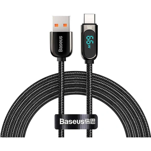 Kup Kabel USB do USB-C Baseus Display, 66W, 1m (černý) - BSU3177BLK - {ean13} - Sklep Home Screen