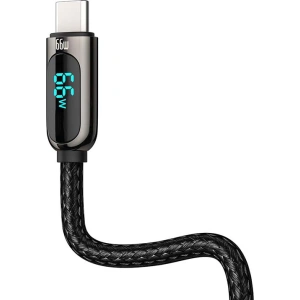 USB-C zu USB Kabel Baseus Display, 66W, 1m (schwarz)