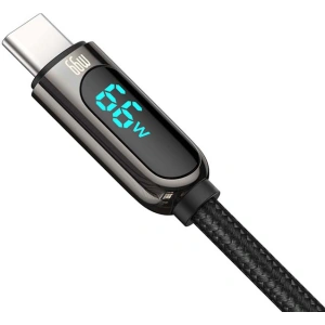 USB-C zu USB Kabel Baseus Display, 66W, 1m (schwarz)