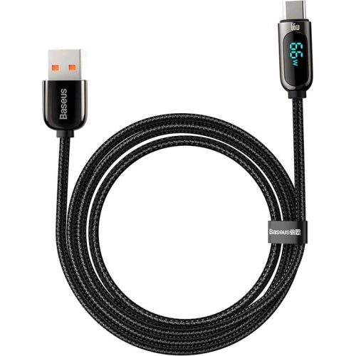 Kup Cablul USB la USB-C Baseus Display, 66W, 1m (negru) - BSU3177BLK - {ean13} - Sklep Home Screen