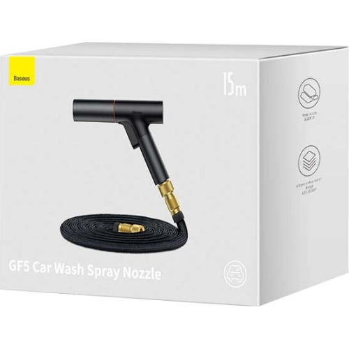 Buy Baseus GF5 Car Wash Spray Nozzle, 15m (black) - BSU3182BLK - {ean13} - Home Screen Store Europe