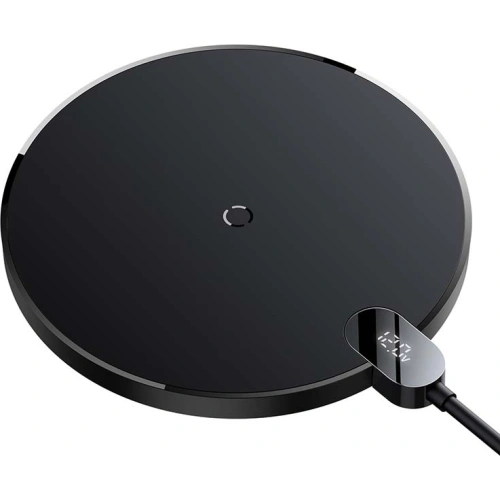 Buy Inductive wireless charger Baseus Digital LED 15W (black) - BSU3185BLK - {ean13} - Home Screen Store Europe