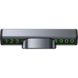 Baseus Square Bar Temporary Parking Number Plate (Black)
