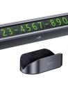 Buy Baseus Square Bar Temporary Parking Number Plate (Black) - BSU3186BLK - {ean13} - Home Screen Store Europe