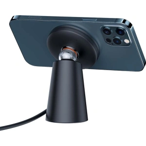 Indukční nabíječka Baseus Simple Magnetic, MagSafe 15W + držák