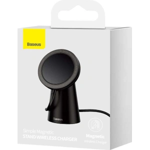 Baseus Simple Magnetic, wireless charger MagSafe 15W + holder