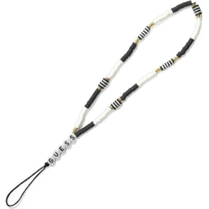 Kup Zawieszka Guess GUSTBCKH Phone Strap Heishi Beads czarno-biały/black-white - GUE1663BLKWHT - {ean13} - Sklep Home Screen