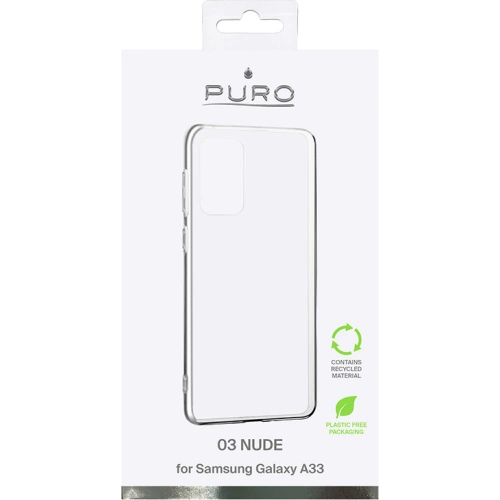 Kup Etui PURO 0.3 Nude Samsung Galaxy A33 5G (przezroczysty) - PUR550CL - {ean13} - Sklep Home Screen