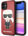 Case Karl Lagerfeld KLHCN61IKPURE Apple iPhone 11 Hardcase rot/red Ikonic Karl Fullbody