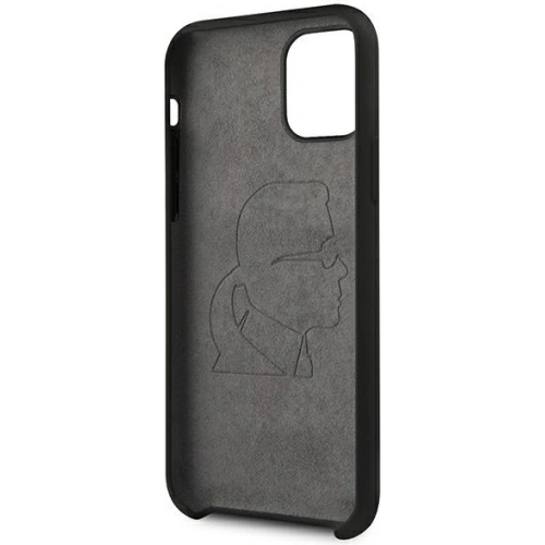 Kup Etui Karl Lagerfeld KLHCN61SILFLYBK Apple iPhone 11 Silicon Ikonik Yellow Outline negru/black - KLD887BLK - {ean13} - Sklep Home Screen