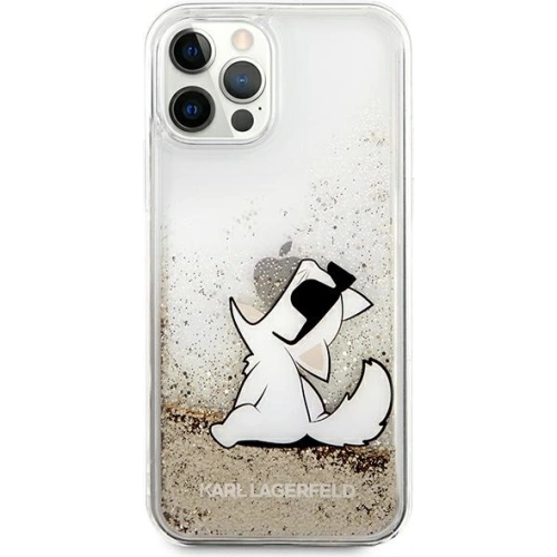 Kup Etui Karl Lagerfeld KLHCP12LGCFD Apple iPhone 12 Pro Max arany/hardcase Liquid Glitter Choupette Fun - KLD888GLD - {ean13} - Sklep Home Screen