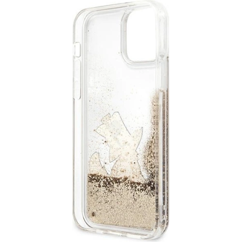 Kup Etui Karl Lagerfeld KLHCP12LGCFD Apple iPhone 12 Pro Max arany/hardcase Liquid Glitter Choupette Fun - KLD888GLD - {ean13} - Sklep Home Screen