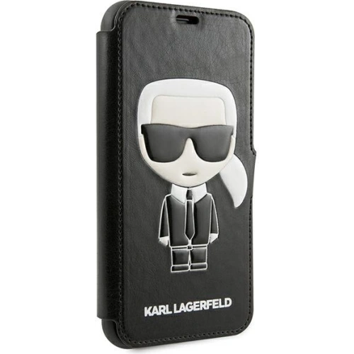 Kup Etui Karl Lagerfeld KLFLBKSN65FIKPUBK Apple iPhone 11 Pro Max černá/black book Full Body - KLD889BLK - {ean13} - Sklep Home Screen