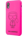Kup Etui Karl Lagerfeld KLHCI61SILFLPI Apple iPhone XR różowy/pink Silicone Ikonik Neon Outline - KLD890PNK - {ean13} - Sklep Home Screen