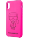 Kup Etui Karl Lagerfeld KLHCI61SILFLPI Apple iPhone XR różowy/pink Silicone Ikonik Neon Outline - KLD890PNK - {ean13} - Sklep Home Screen