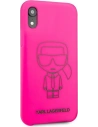 Kup Etui Karl Lagerfeld KLHCI61SILFLPI Apple iPhone XR różowy/pink Silicone Ikonik Neon Outline - KLD890PNK - {ean13} - Sklep Home Screen