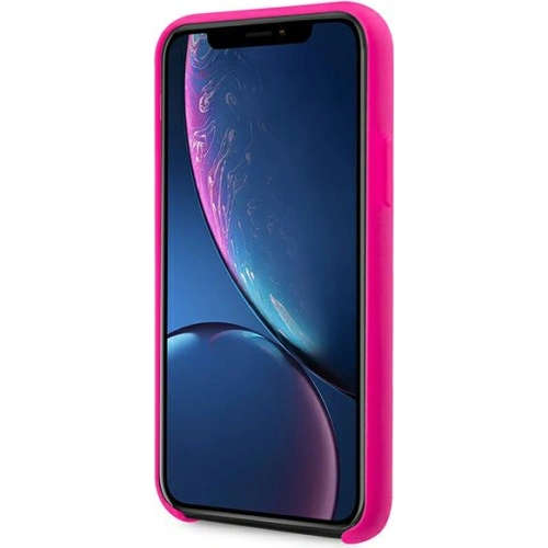 Kup Etui Karl Lagerfeld KLHCI61SILFLPI Apple iPhone XR różowy/pink Silicone Ikonik Neon Outline - KLD890PNK - {ean13} - Sklep Home Screen